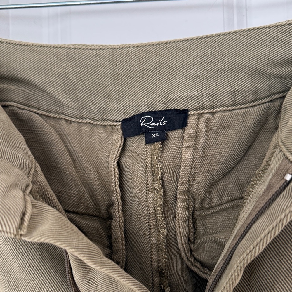 Rails Greer Pant Canteen Olive Green Women's Size XS - Picture 8 of 12